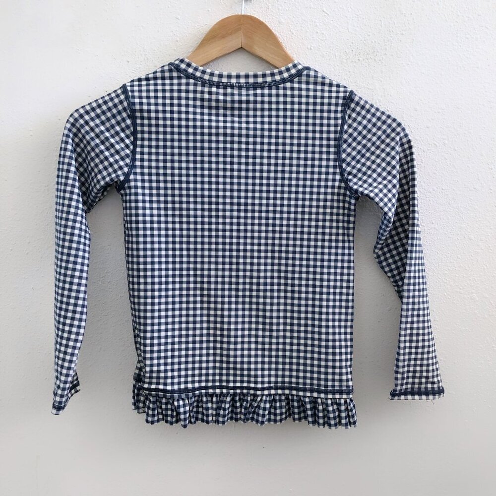 RUFFLEBUTTS Long Sleeve Ruffle Rash Guard Size 8 - Picture 2 of 8